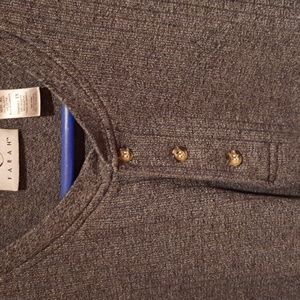 Grey Long Sleeve Men's Top Size Xl